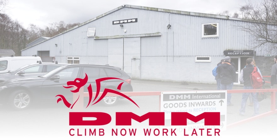 DMM company building with the DMM logo