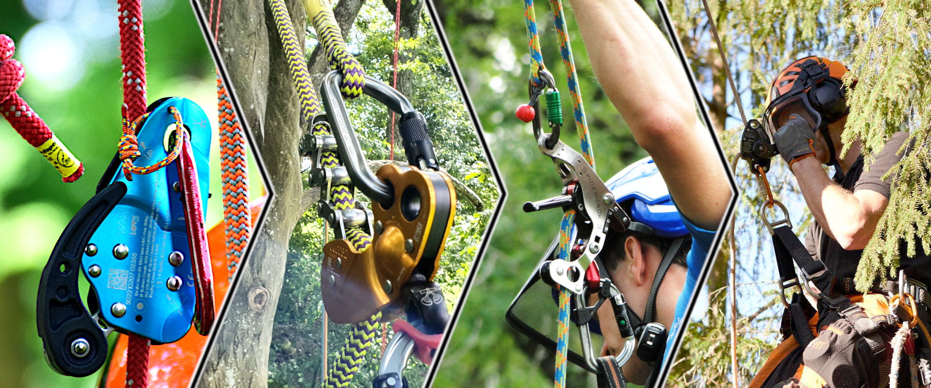 Different safety devices in the tree