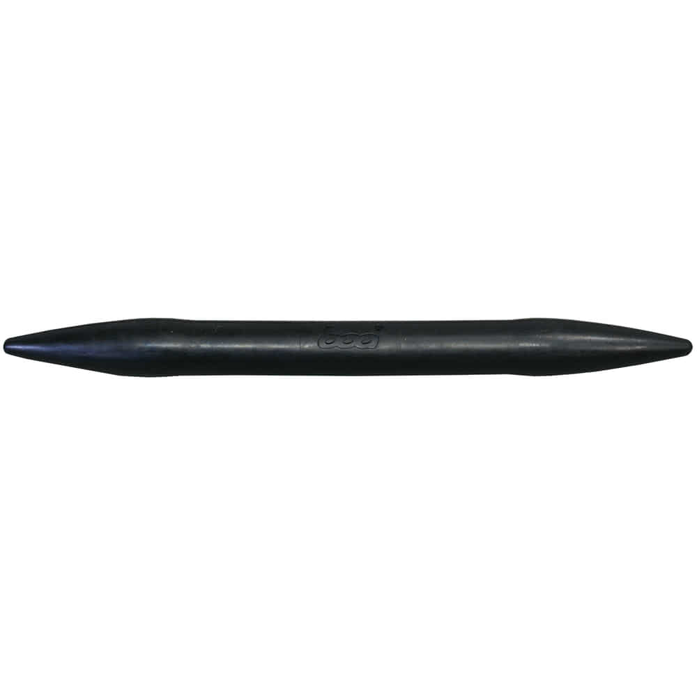 boa 2/4 t shock absorber, black elongated rubber hose with tapered ends and the lettering "boa" in the middle