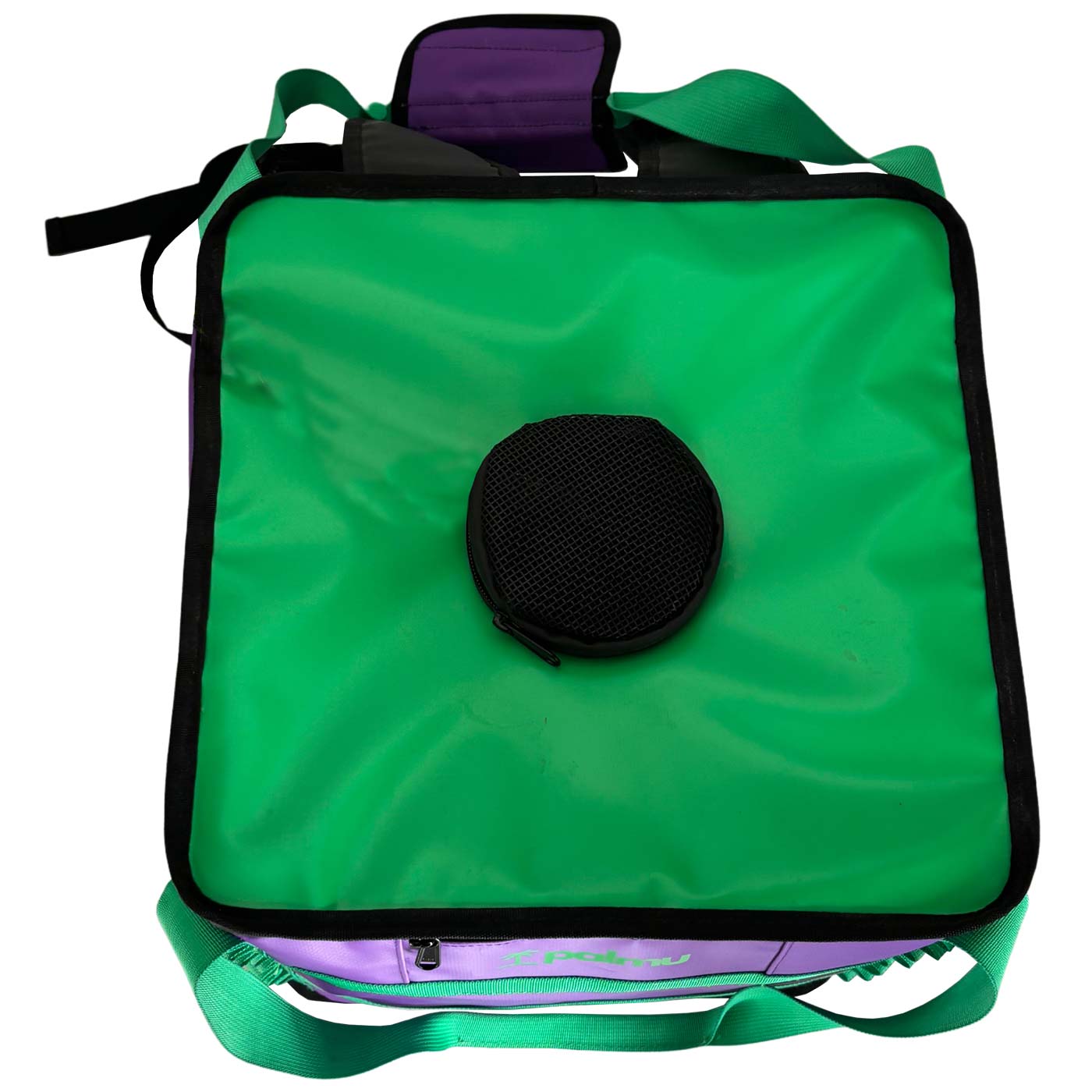 Palmu 32 Top Bag with Green Lid and Round Black Mesh Compartment