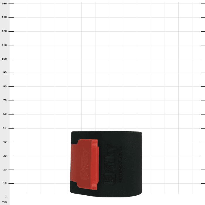 Hayauchi Clamp small, black clamp with red clip, manufacturer's name not visible