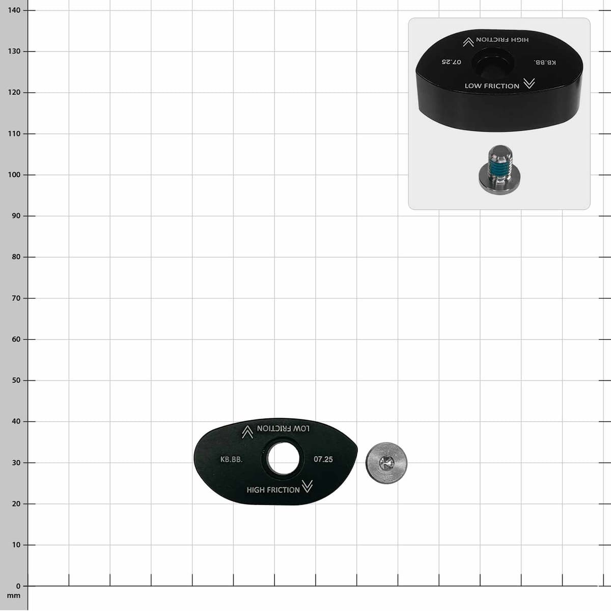BlackBird Friction Booster Clamp Jaw