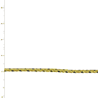 Multicord yellow-black rope with pattern, diameter about 2 mm