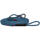 chainANCHOR blue-black rope with red markings and metal eyelet, rolled up