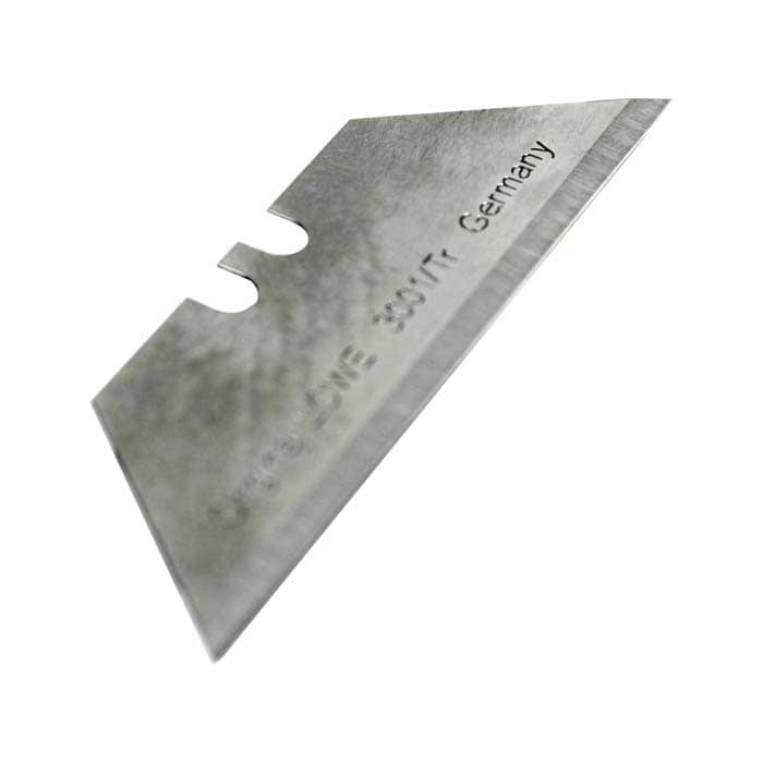 Lion 3 blade set, a single sharp metal blade with the engraving "Original LÖWE 3001/Tr Germany" on a white background