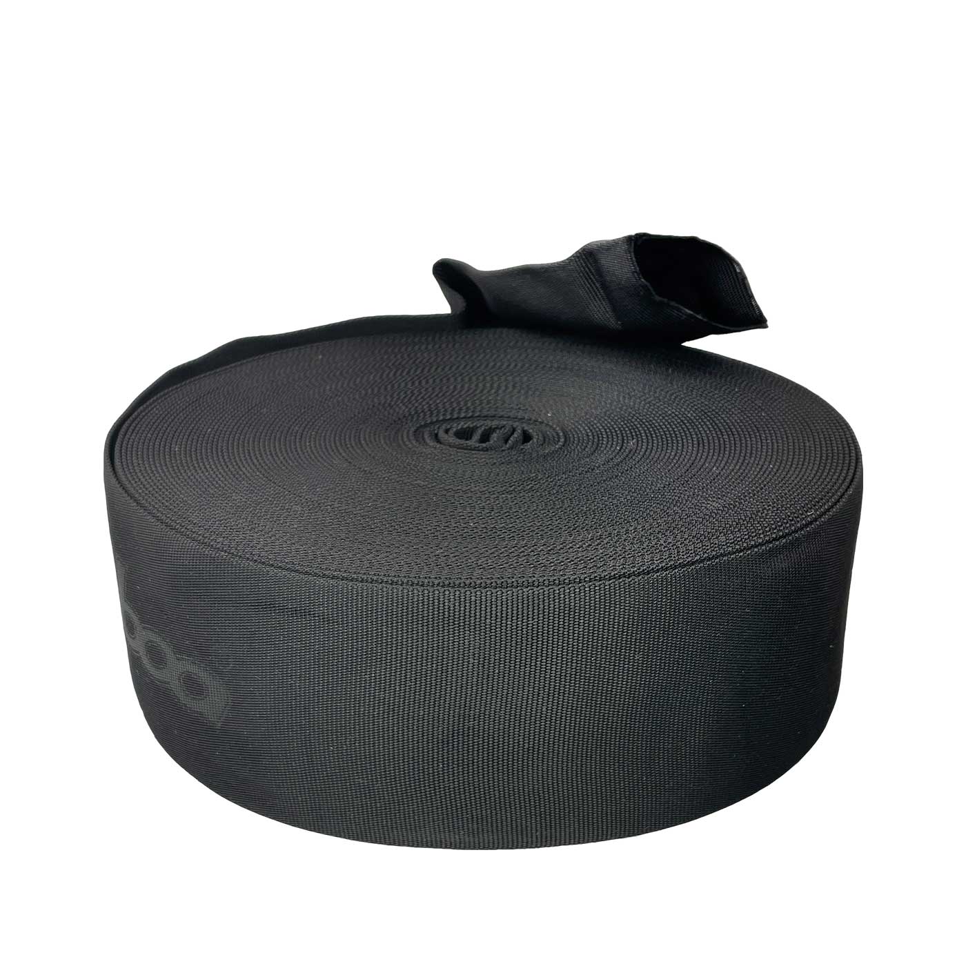boa chafing protection 25 m, black, rolled-up protective sleeve made of textile material