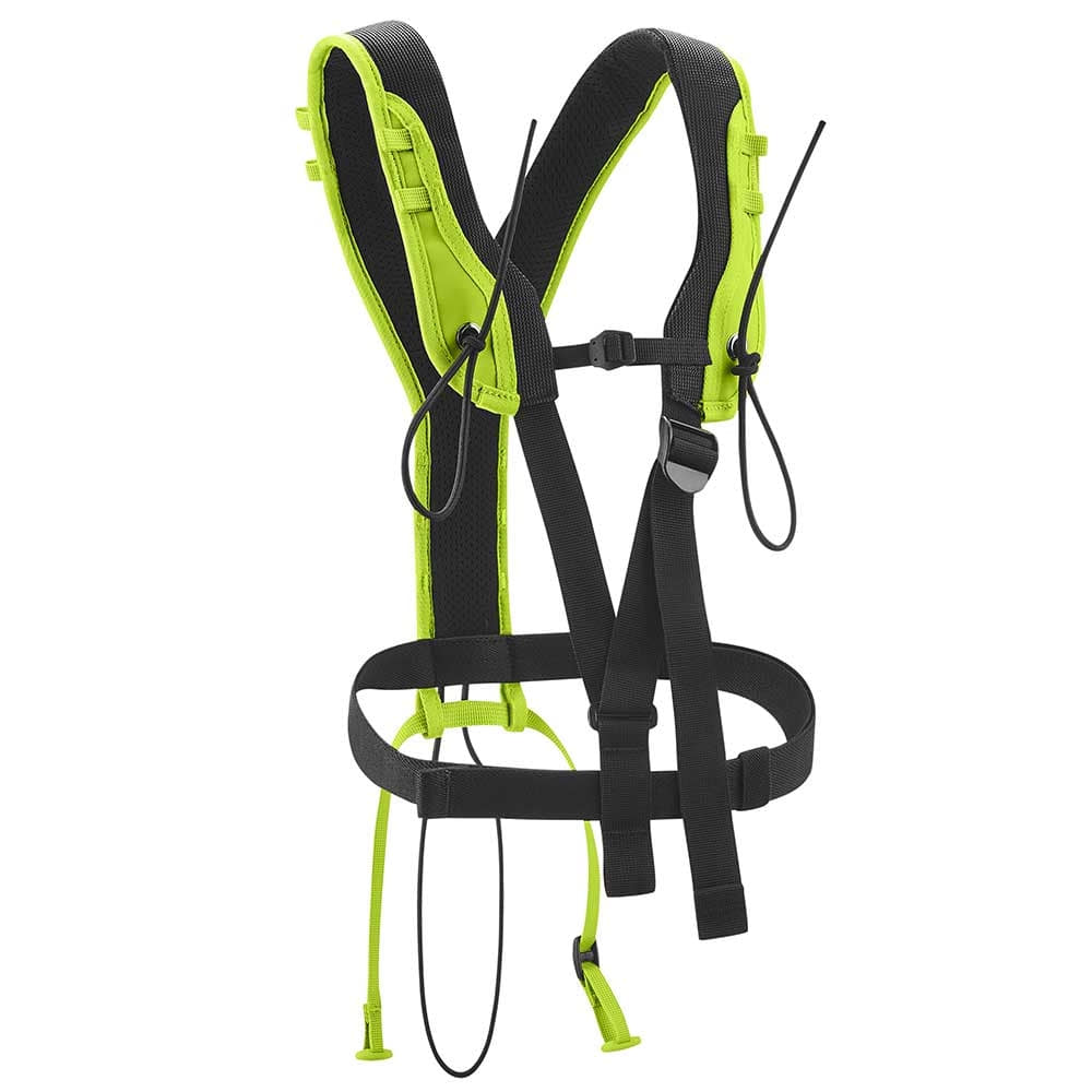 TreeRex Bungee Chest by Edelrid, green-black chest strap with elastic straps and adjustable straps