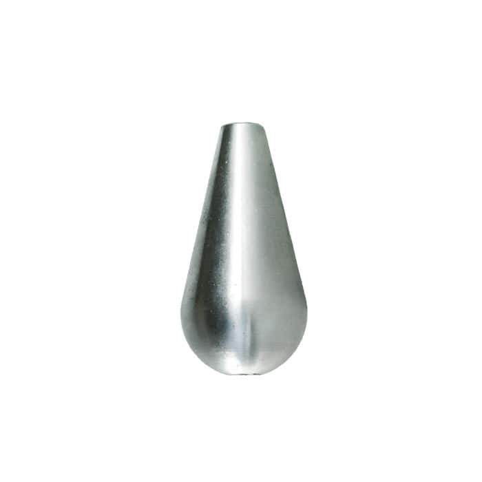 Quick-Kit Pear, a teardrop-shaped metal tip with a smooth silver surface and rounded bottom