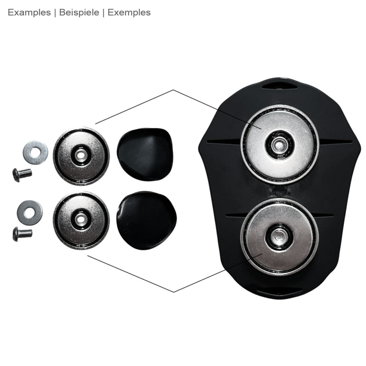 Toolprotect Magnetic Mounting Set Helmet Holder