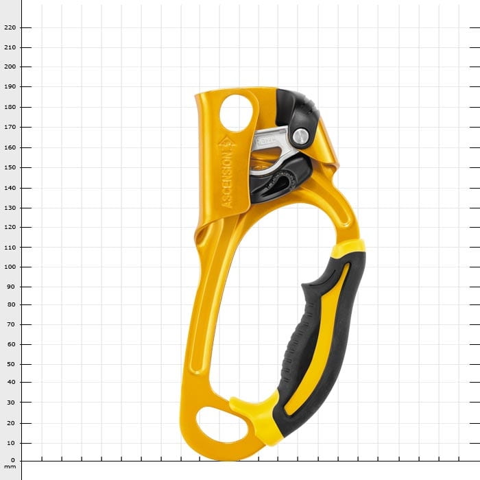Ascension R in yellow and black with handle and metal parts
