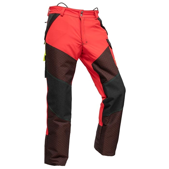 Gladiator Extreme Work Pants in Red with Black Reinforcements