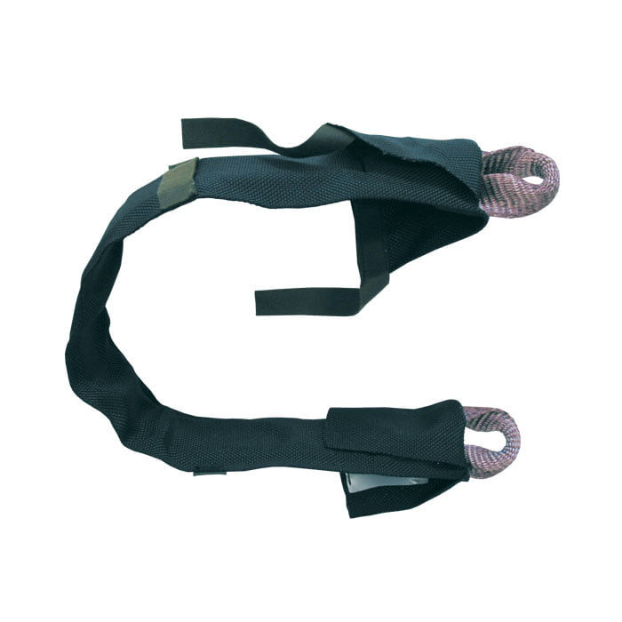 Kreuzeder 6/12 t loop strap, black loop strap with two pink-grey loop ends