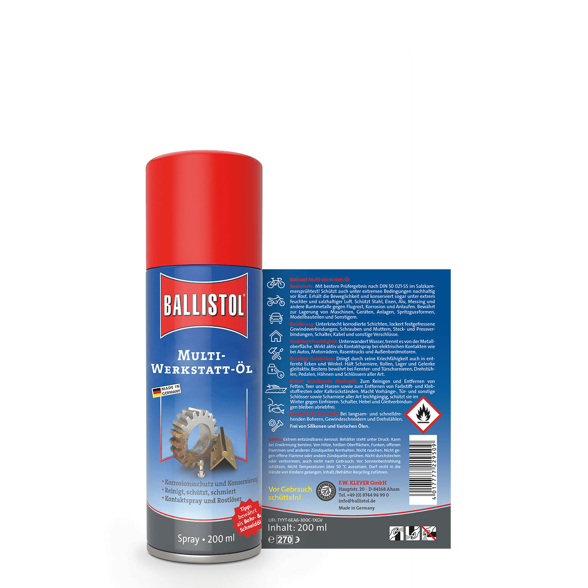Ballistol Workshop Oil 0.2