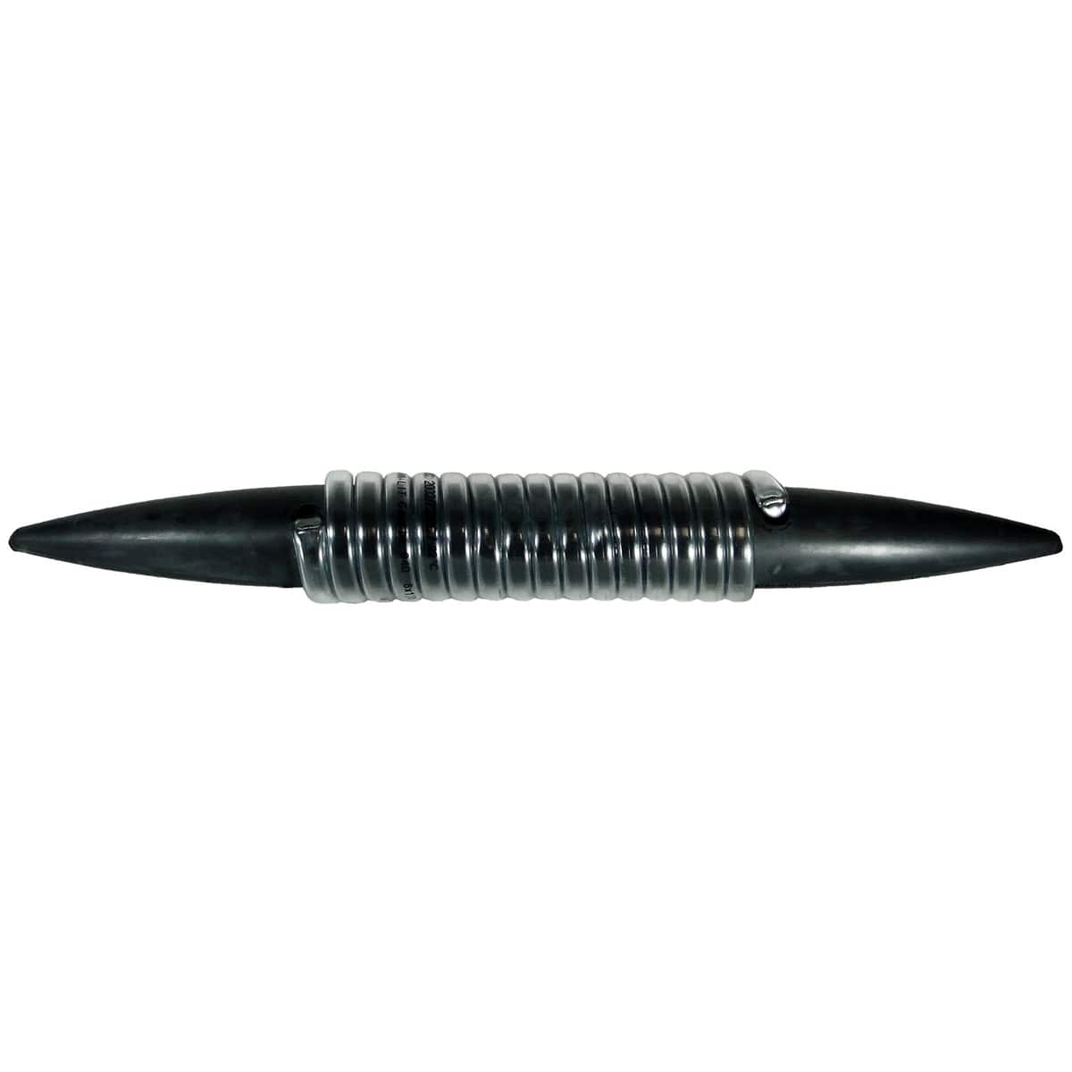 boa 8 t shock absorber, elongated component with black plastic at both ends and a silver, spiral-shaped metal shell in the middle
