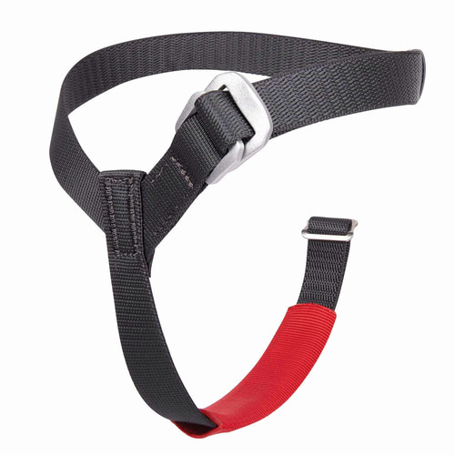 Turbofoot Evo R Strap black strap with red padding and metal buckles