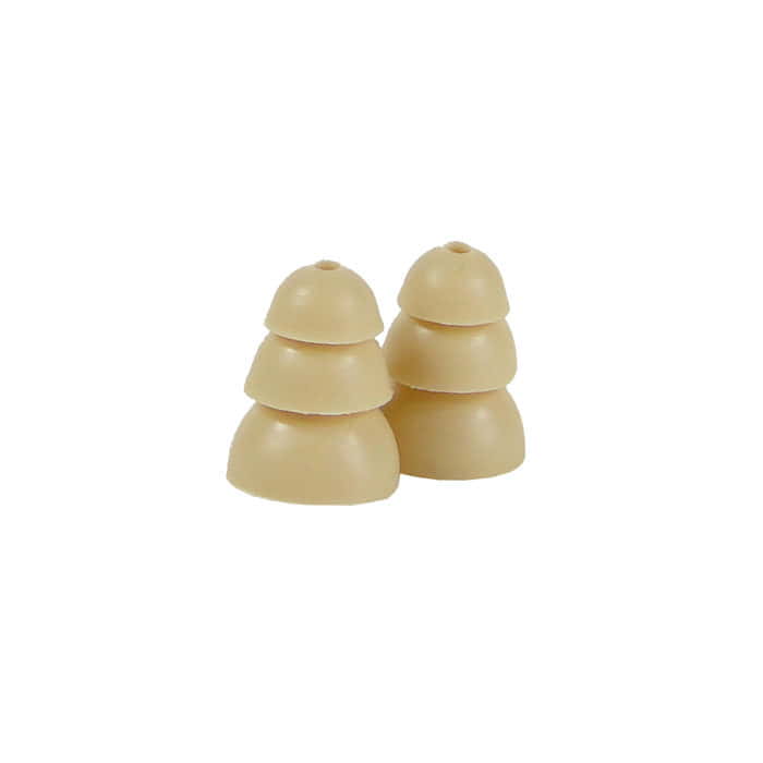 UltraFit M Earbuds in beige, three-stage design, two pieces