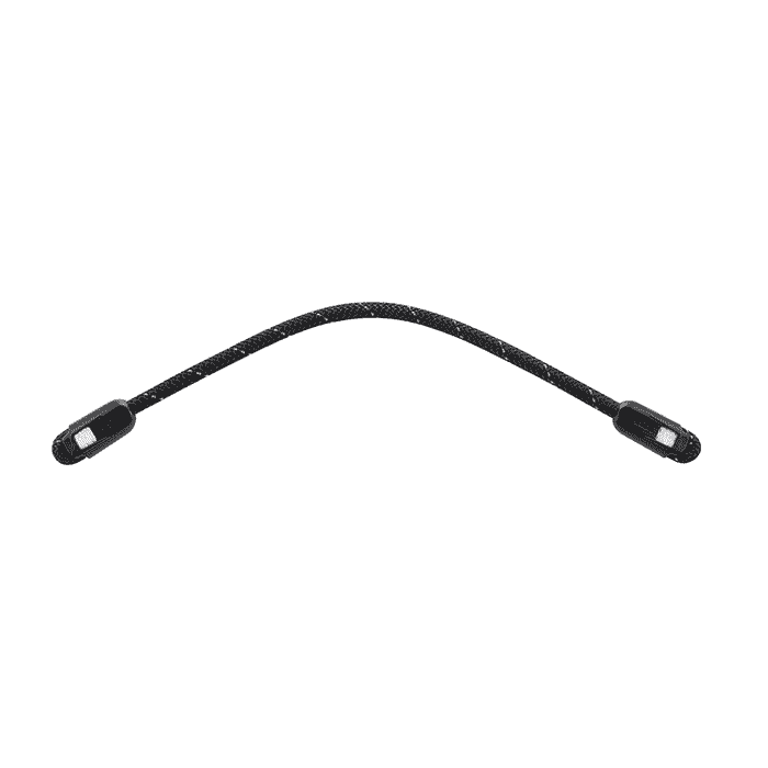 Sequoia Rope Bridge, Black Rope Bridge with Two Black Fasteners at the Ends