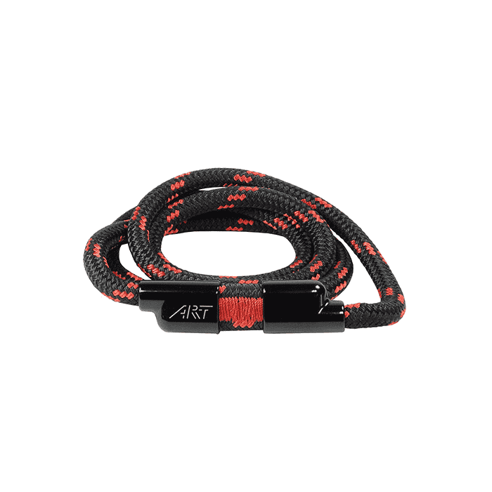 ART rope sling by ART, black with red spots and black closure