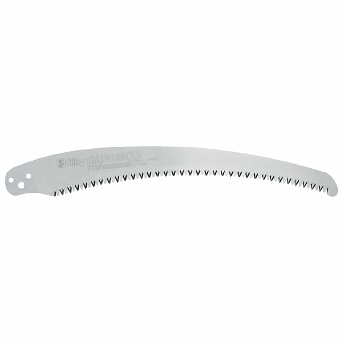 Ibuki 390-5.5 Saw Blade, Silver Curved Saw Blade with Fine Teeth and Three Holes at One End
