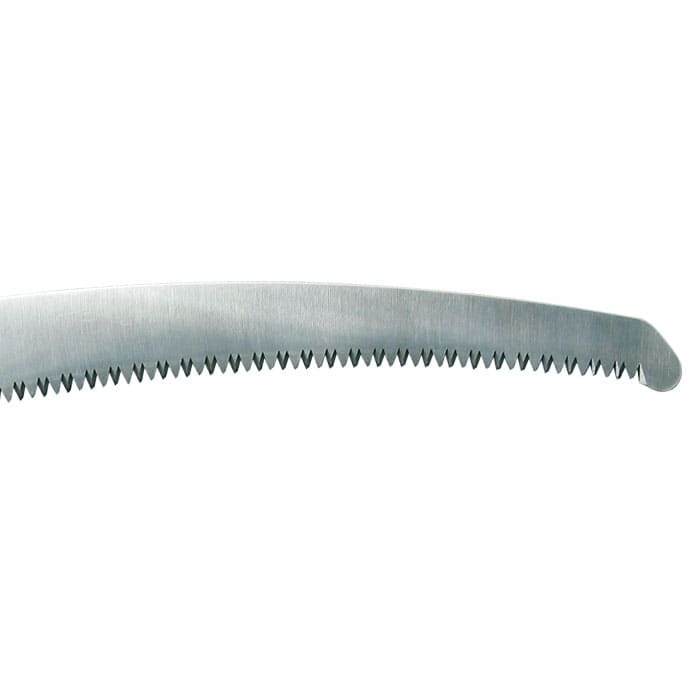 Zübat 330-10 saw blade, curved metal blade with serrated cutting edge and rounded end