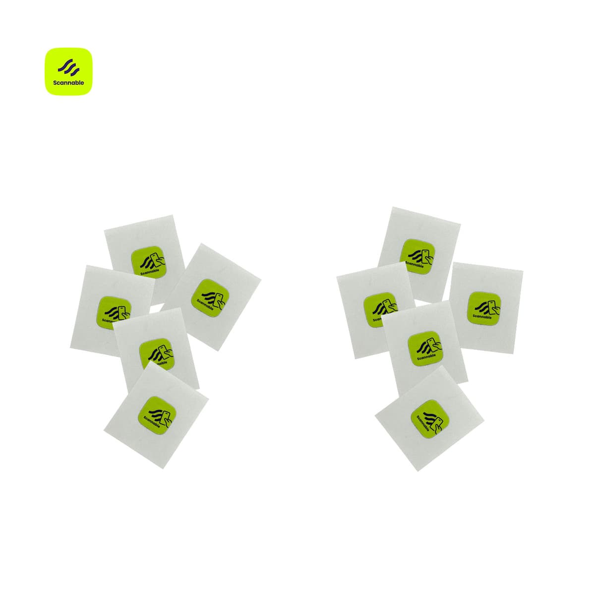 Squircle On-Metal NFC Tag 10