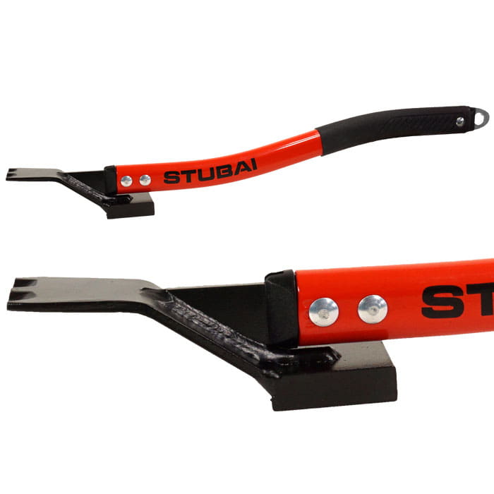 Stubai 540 felling jack with red handle, black metal head and black plastic handle end