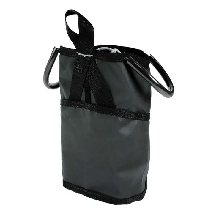 Back of the DMM Tool Bag 6 with black material and top strap