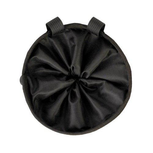 SRT Bag by FTC Tree in black from the top with drawstring closure and two loops at the top