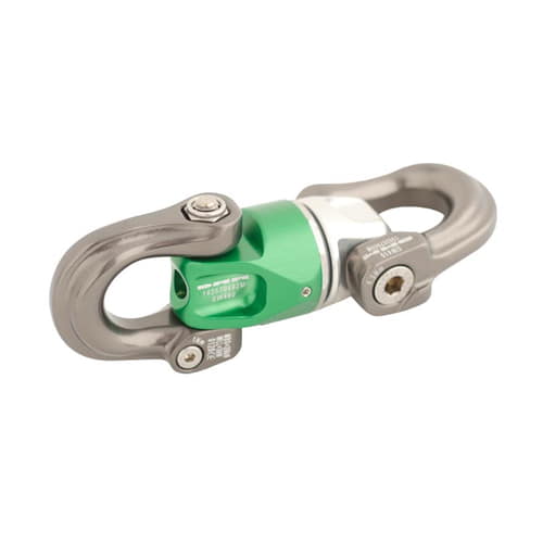 Mini-Swivel Nexus 2, green riser with grey hooks, slanted, manufacturer Nexus visible