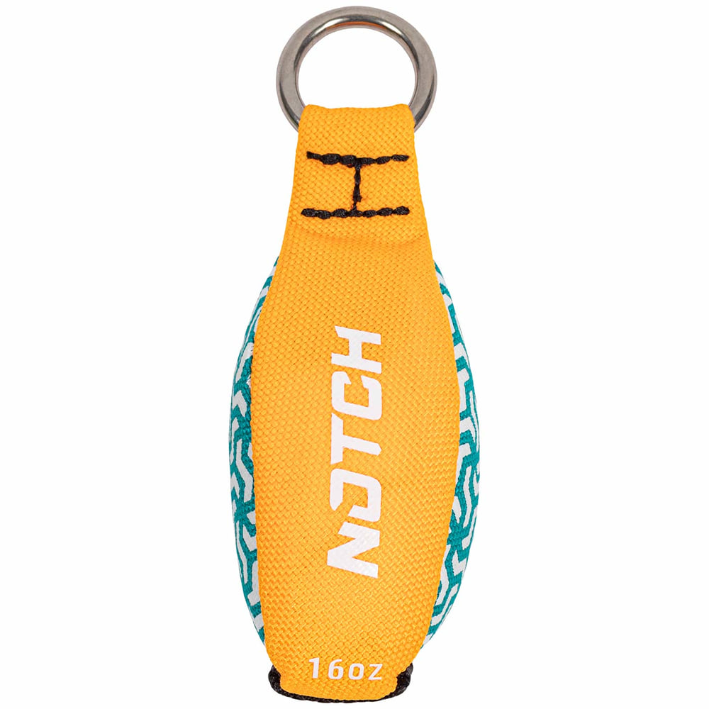 Big Shot Set yellow weight with white inscription NOTCH 16oz and blue and white pattern