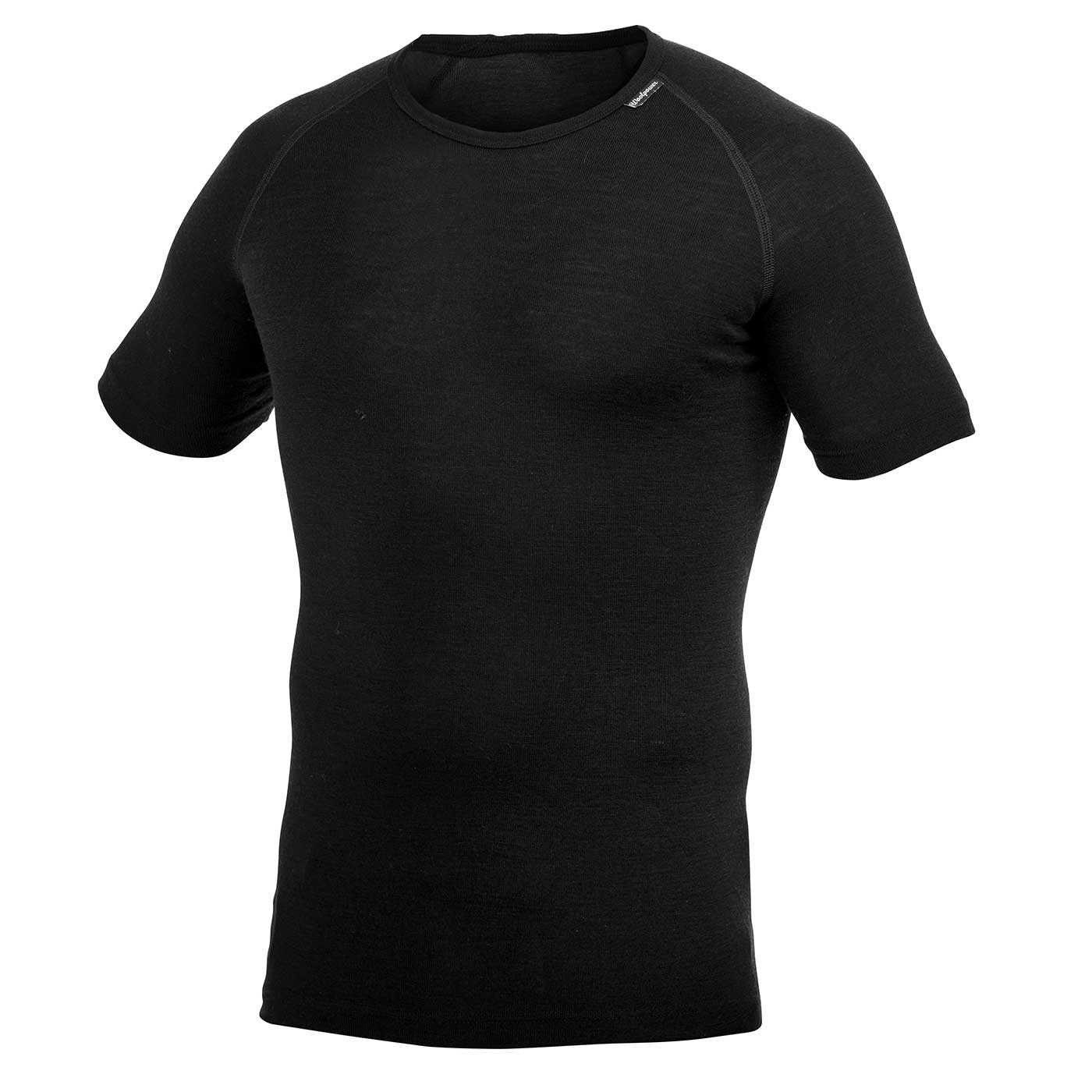 Tee Lite black short-sleeved crew neck shirt without visible manufacturer's logo
