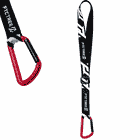 SRT Neck Loop black strap with white FTC Tree logo, adjustable closure and red snap hook