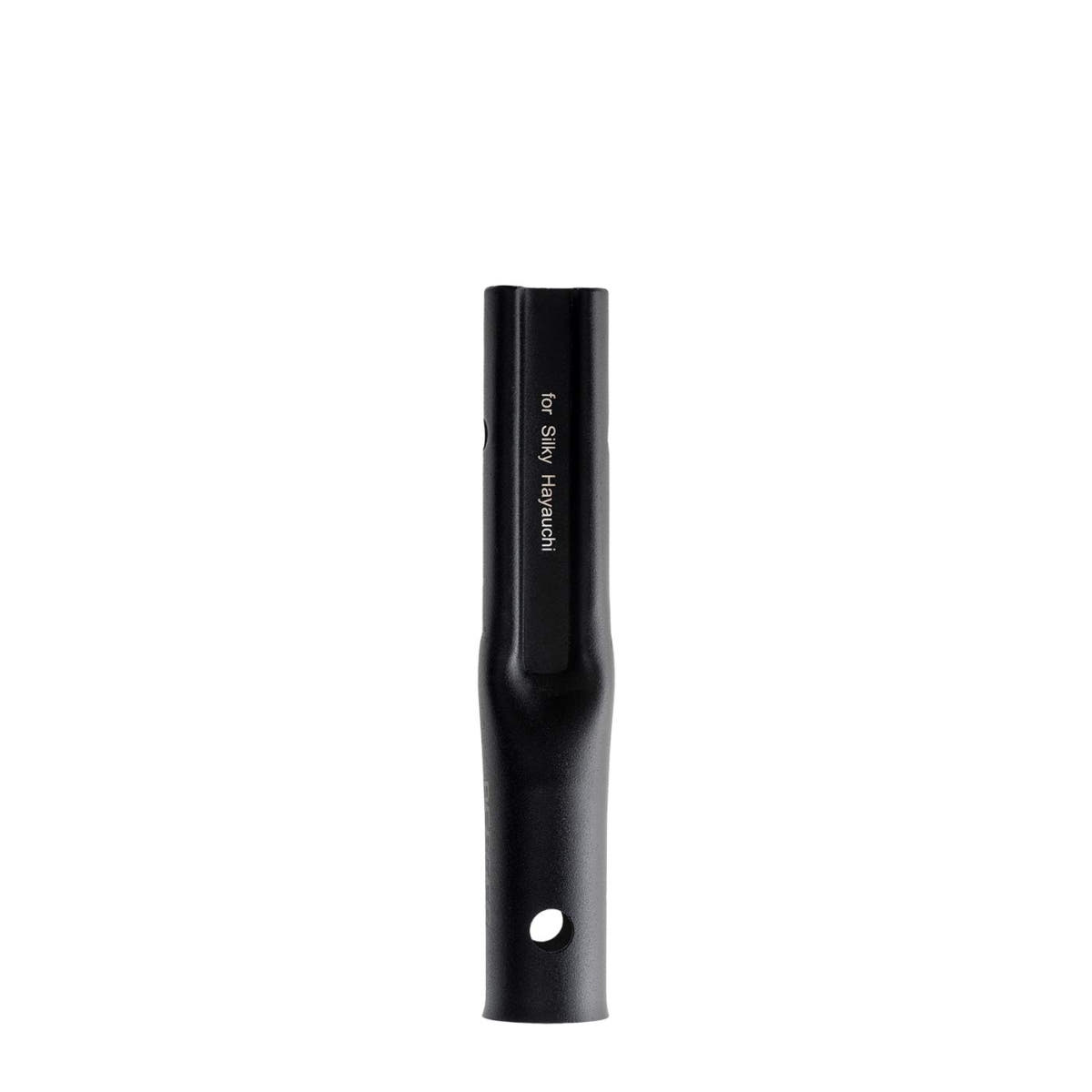 Adapter for telescopic poles, black, with inscription "for Silky Hayauchi"