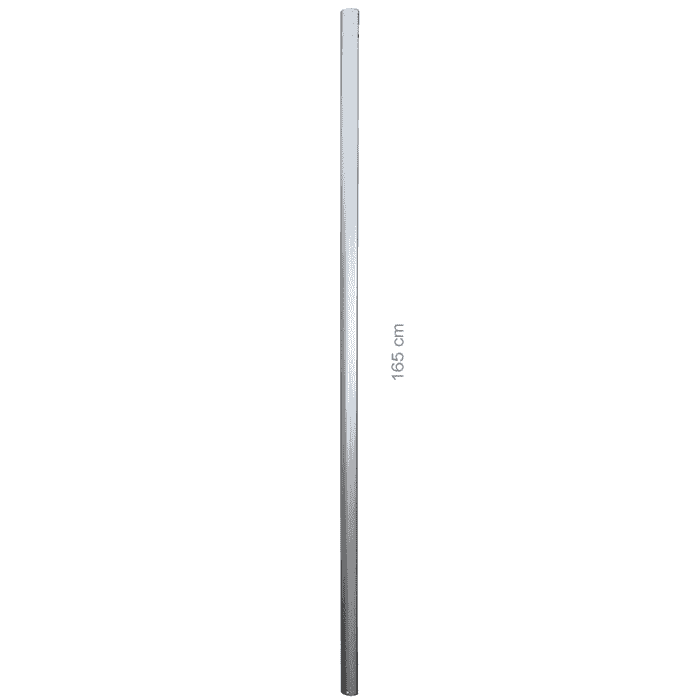 Hayate 610 rod bottom, long thin silver rod with 165 cm length