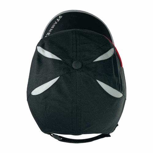 PFANNER® Cap black cap from the top with grey inserts and adjustable closure at the back