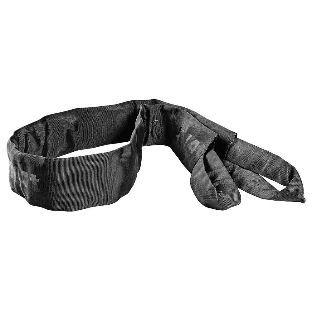 cobra ultrastatic sling L, black textile sling with two loop ends and visible lettering