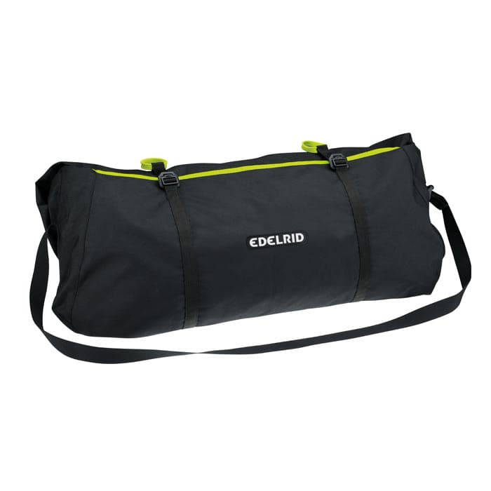 Edelrid Liner black bag with yellow-green accents and carrying strap, rectangular and elongated