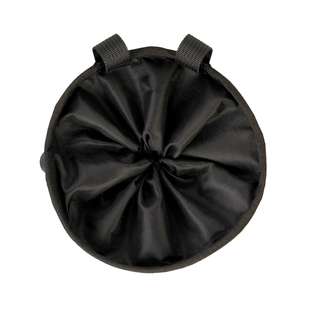 SRT Bag by FTC Tree in black from the top with drawstring closure and two loops at the top