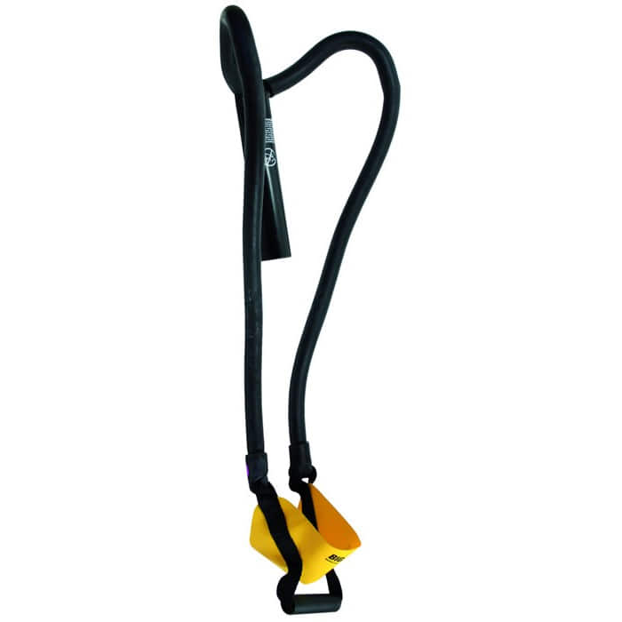 Big Shot Head, Black Rubber Band with Yellow Handles and Black Grip
