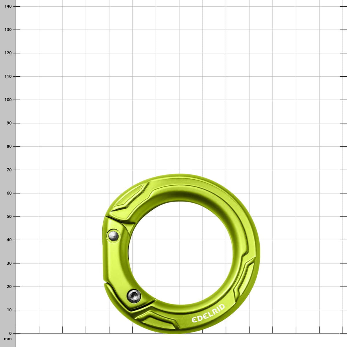 Edelrid Cupid Carabiner in Green Single