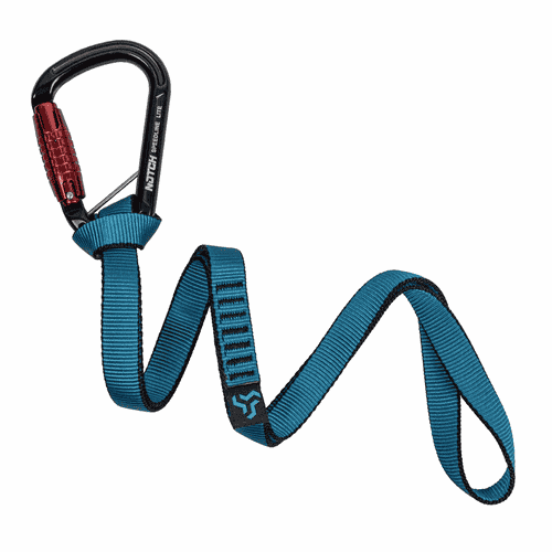 Speedline Lite Kit 26" with a blue webbing sling and a black carabiner with red clasp, manufacturer and product type not visible
