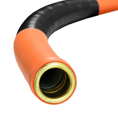 Close-up of the E-Tuber 15 with orange handle, black middle section and visible metal end