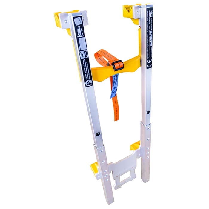 Attachment adapter work basket Premium in silver and yellow with orange strap, manufacturer not visible