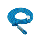 hipSTAR Glide 11.5 Rope, blue rope with green dots, with loops and protective cuffs at both ends