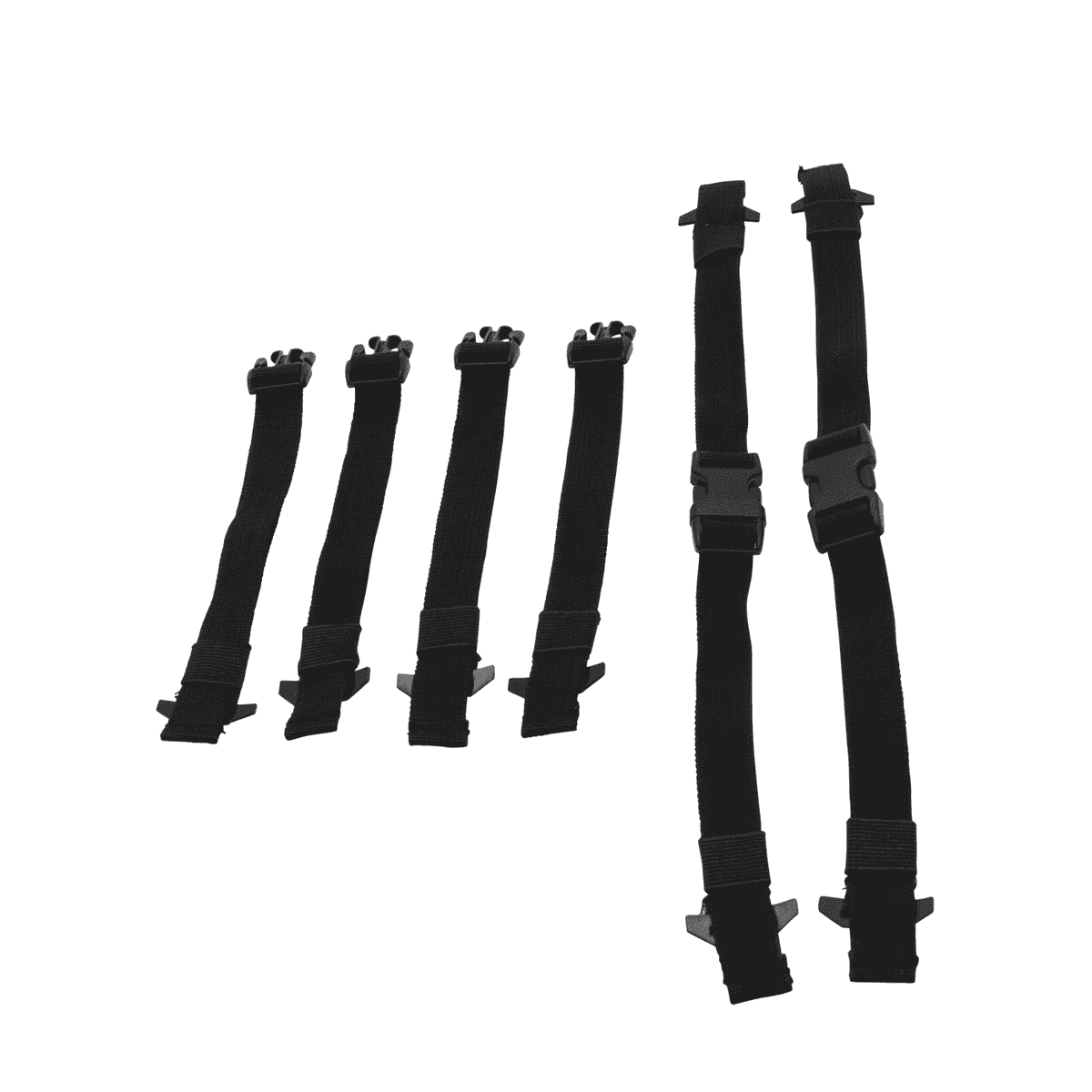 Gear Mule by Teufelberger, six black adjustable straps with buckles