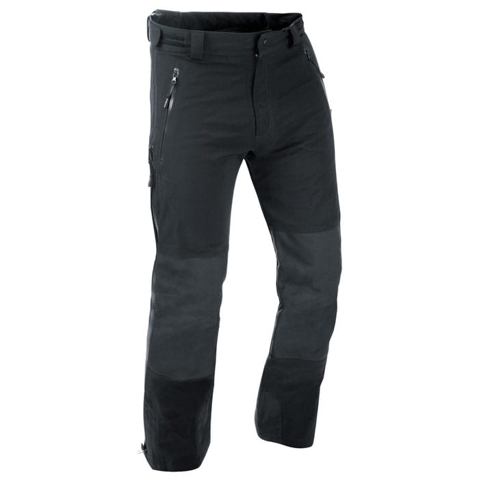 Ventura black trousers with zippered pockets, without visible manufacturer or type