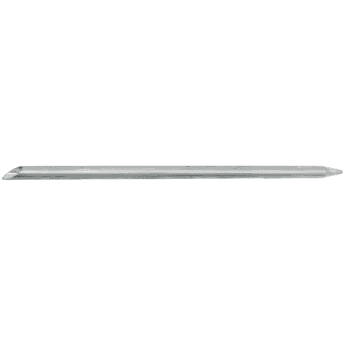 Fid 16, a long, thin metal rod with a tapered end and beveled tip on the other side