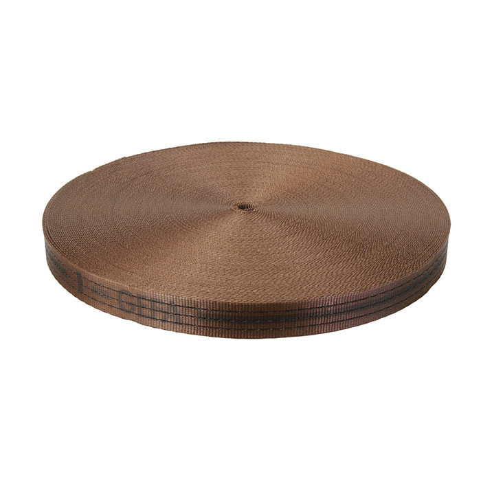 GEFA 4T webbing stretchable brown round coiled webbing, from a different perspective