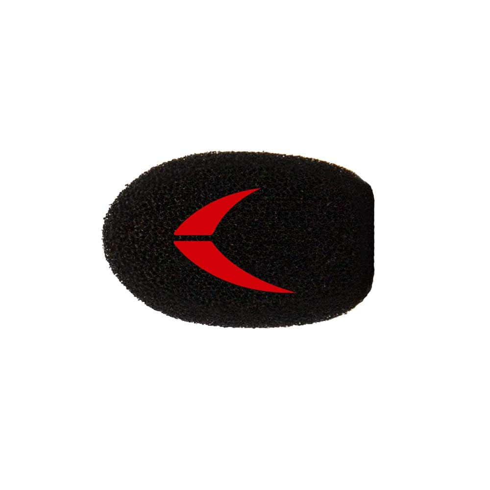 PROTOS® microphone protector, black foam with red logo