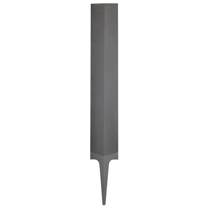File in grey metal with tapered end